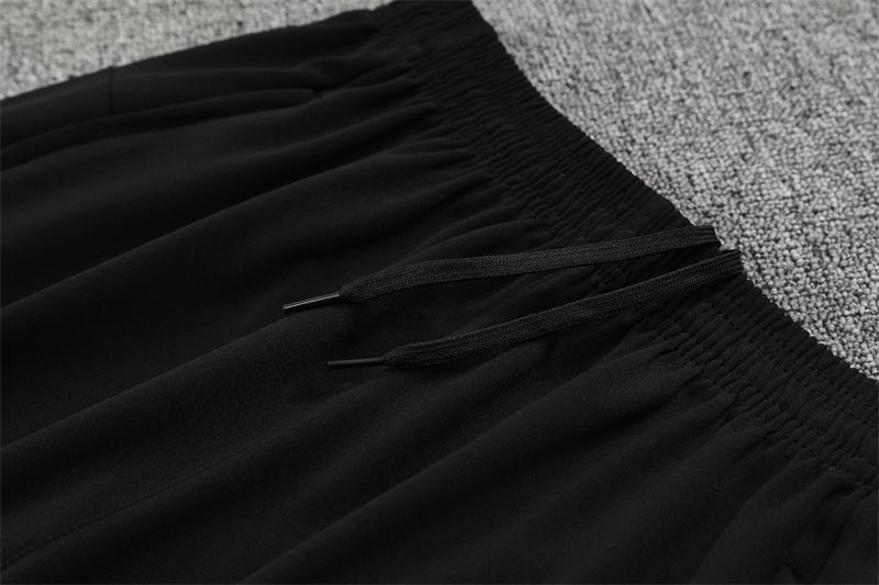 25/26 Manchester City Black Half Zipper Jacket+Long Pants