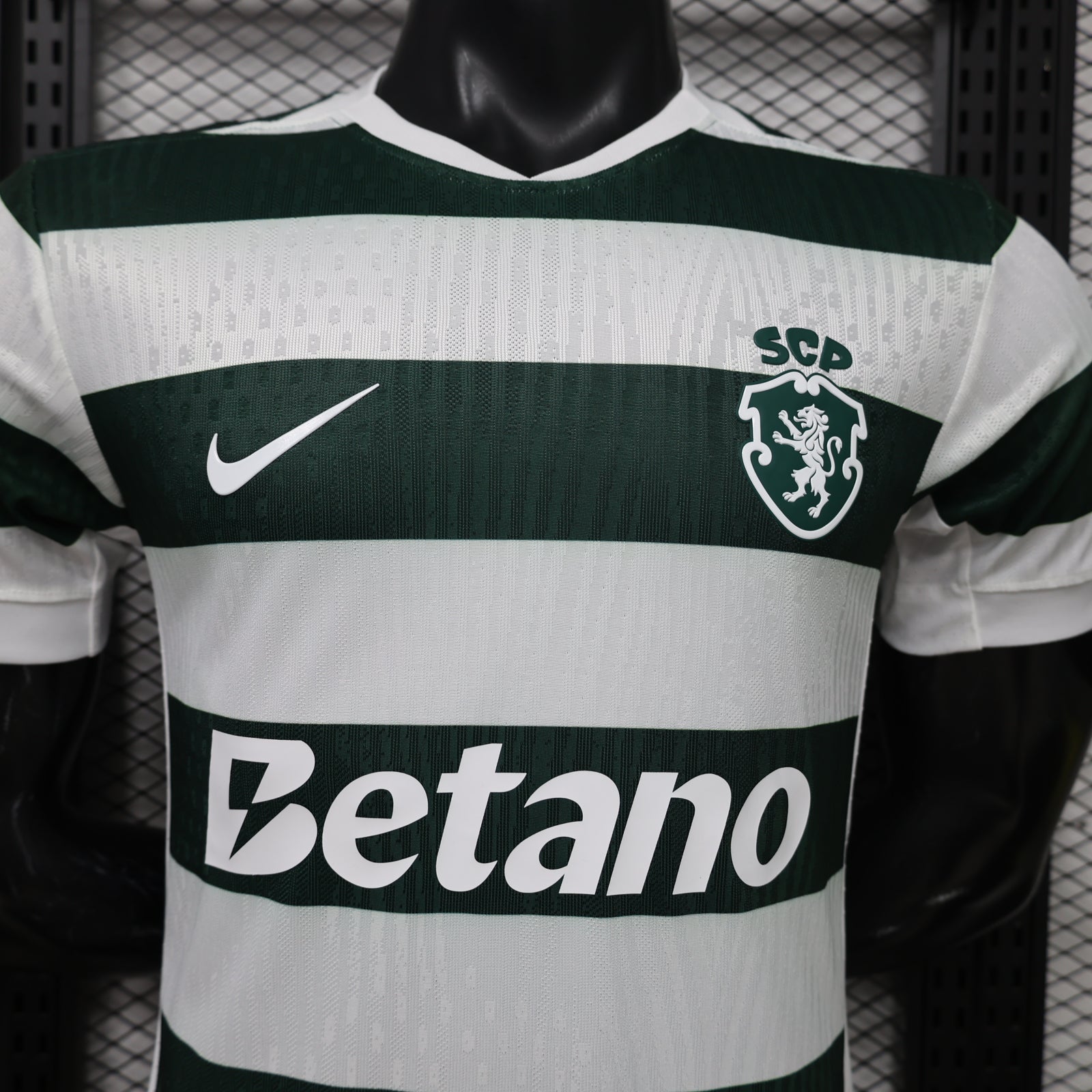 Player Version 26/27 Sporting Lisbon Home Green Stripes Jersey