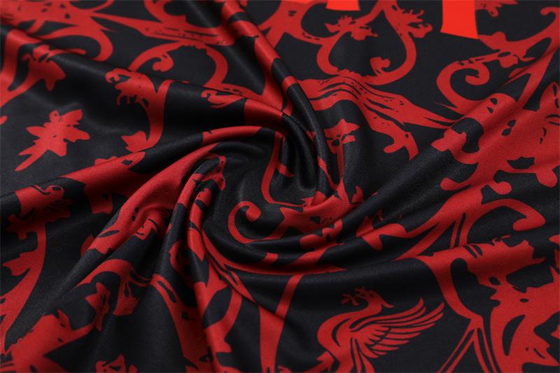25/26 Liverpool Red Camouflage Half Zipper Jacket+Long Pants