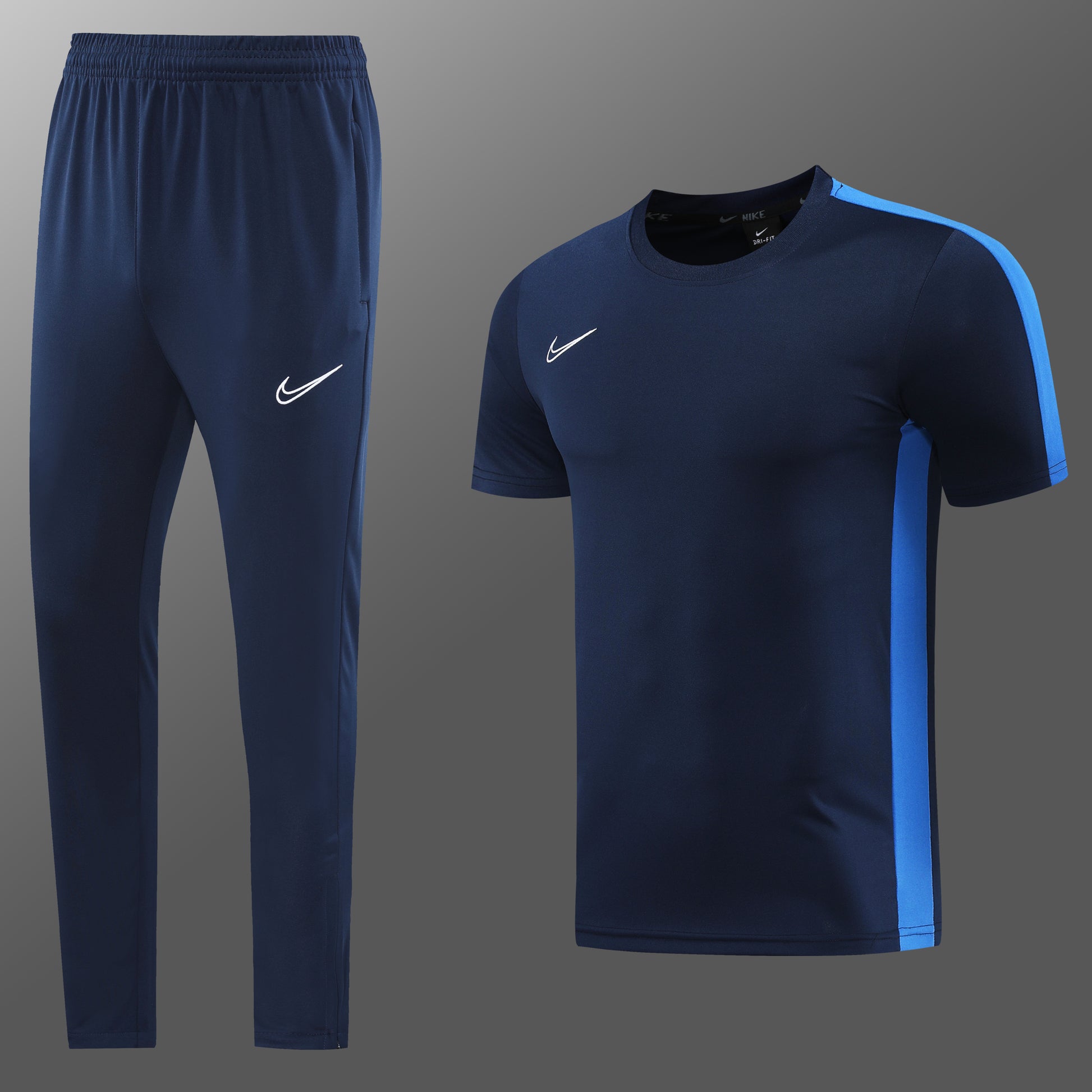 ND02 sapphire blue trousers suit S-2XL