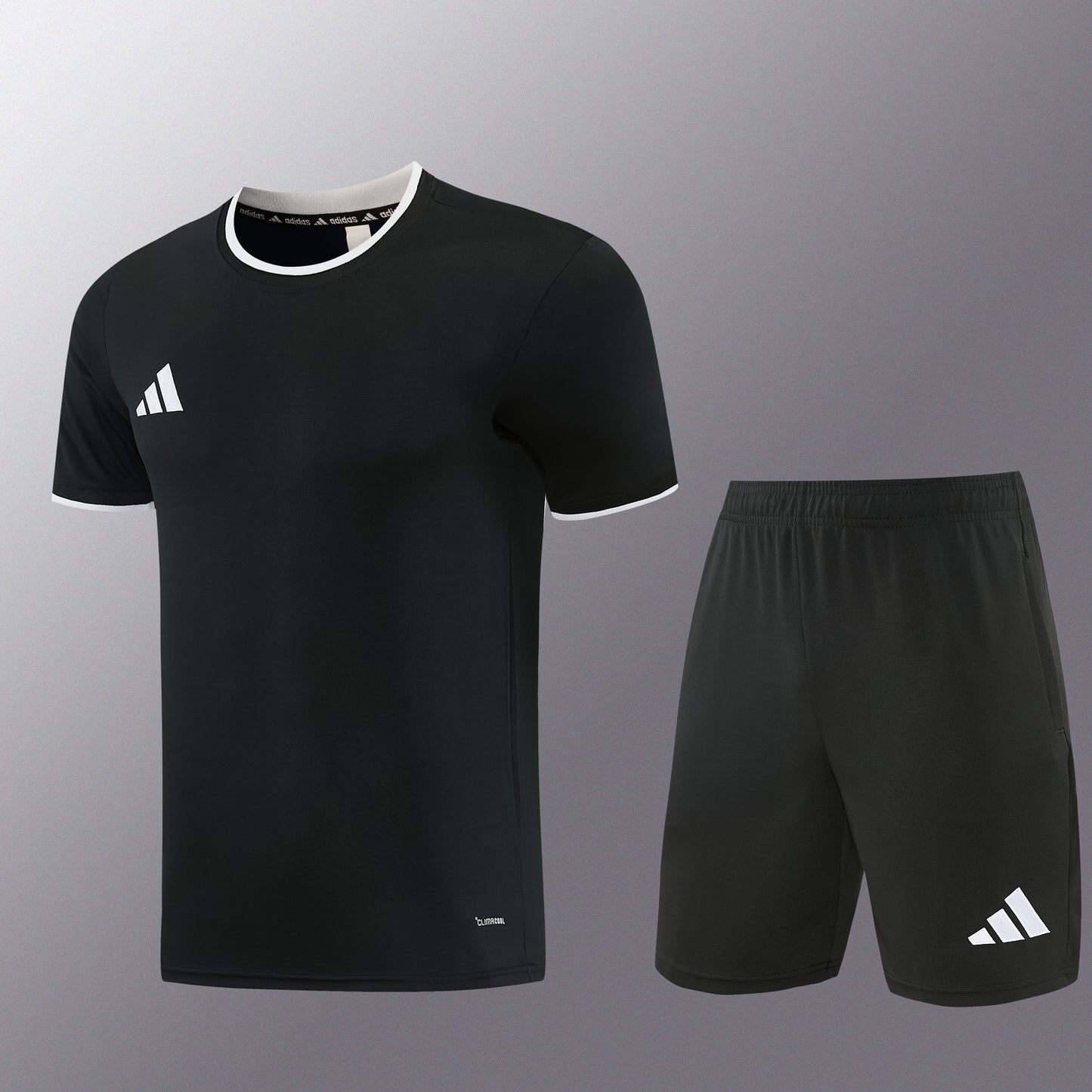 AD13 black shorts suit S-2XL