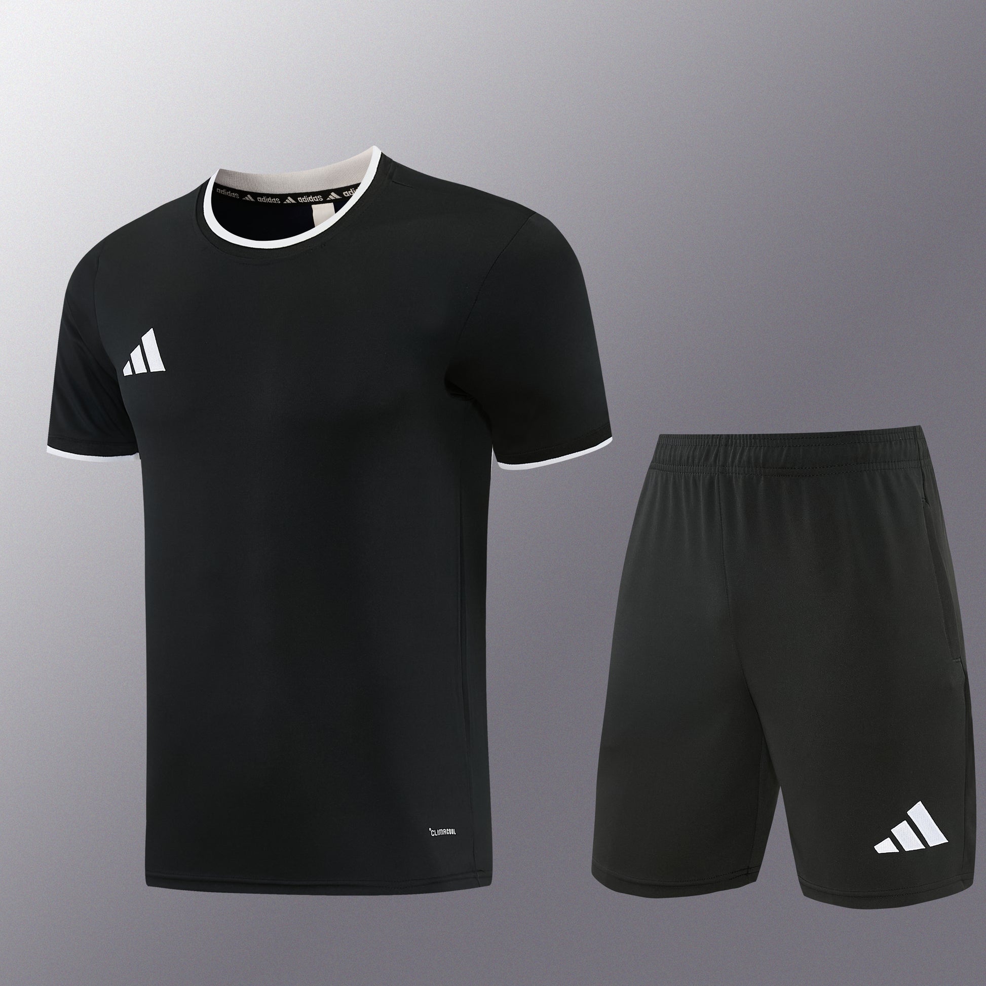 AD13 black shorts suit S-2XL