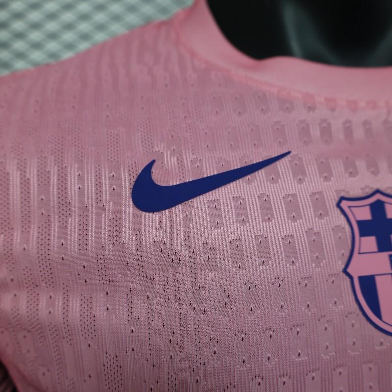 Player Version 25/26 FC Barcelona 125Th Anniversary Special Pink with Spotify Sponsor Jersey