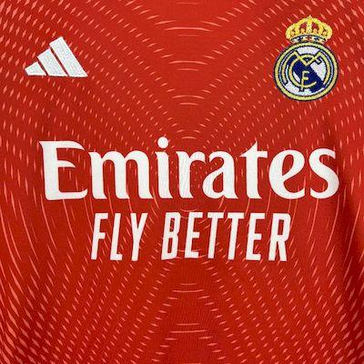 2025/26 Kids Real Madrid Orange Color Goalkeeper Red Jersey