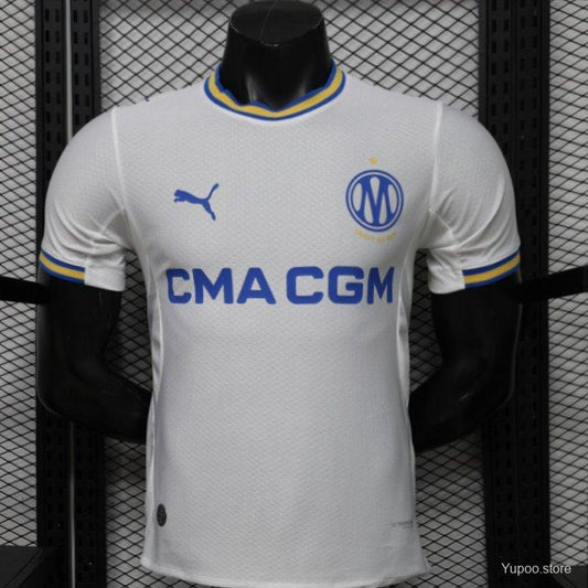 Player Version 26/27 Olympique de Marseille White Home Jersey
