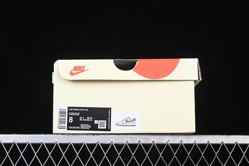 Nike Air Force 1 '07 Low Stussy Collaboration - Lambskin Brown Low-Top Casual Sneakers - XZ6188-888