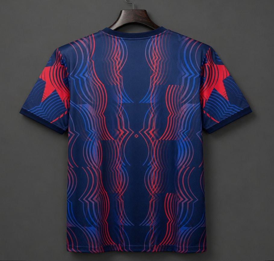 26/27 Barcelona Pre-Match Dark Blue/Red/Gold Jersey