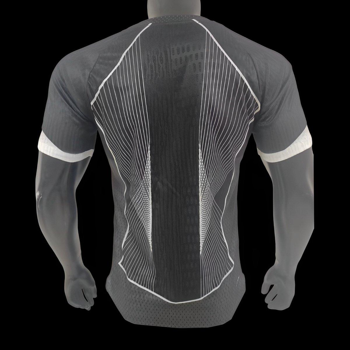 Player Version 25/26 FC Barcelona Black with White Line Pattern Jersey
