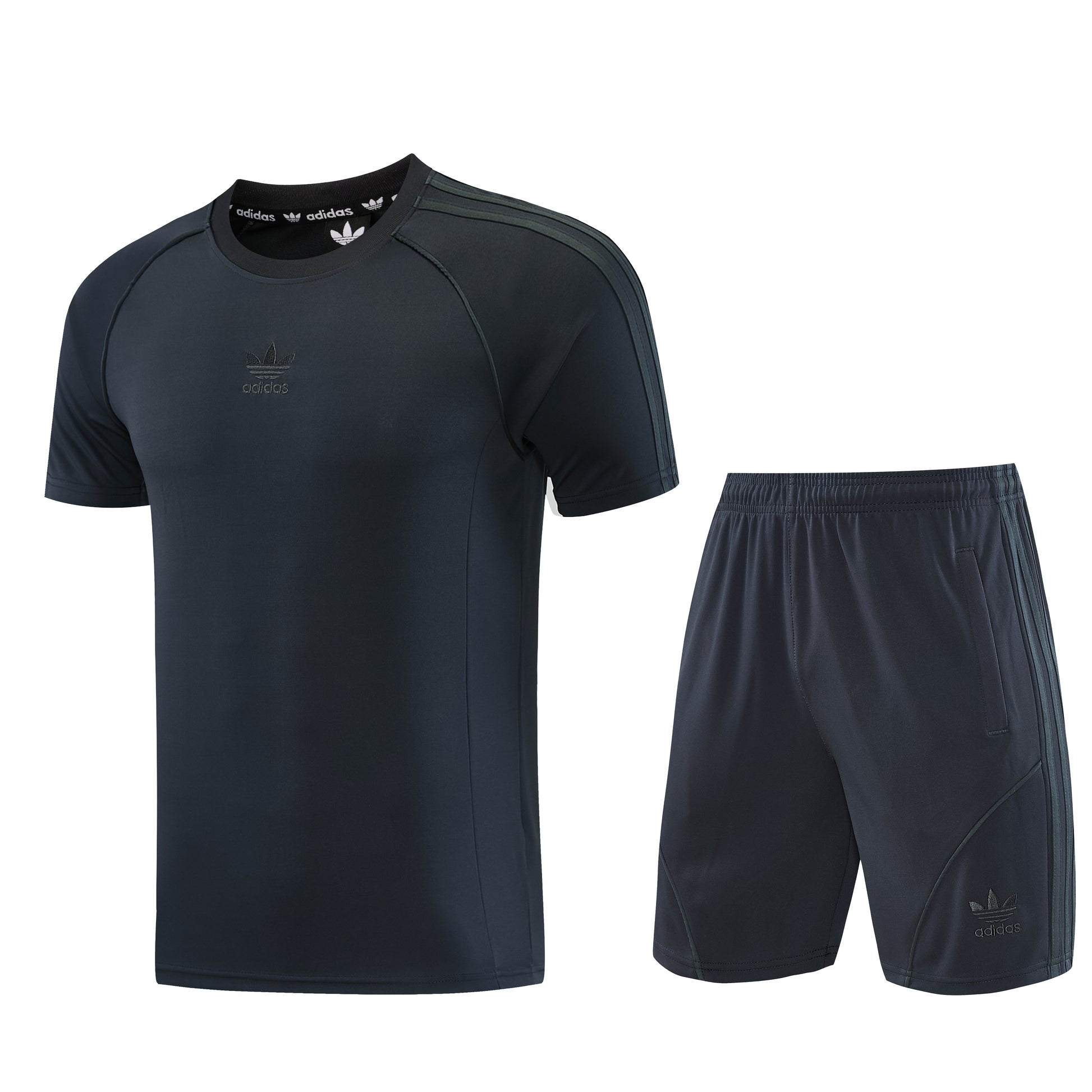 AD15 dark gray shorts suit S-2XL