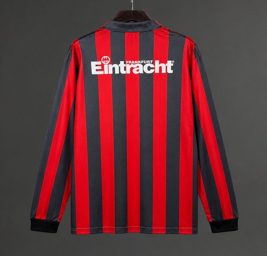 Retro 92/93 Eintracht Frankfurt Home Long Sleeve Jersey