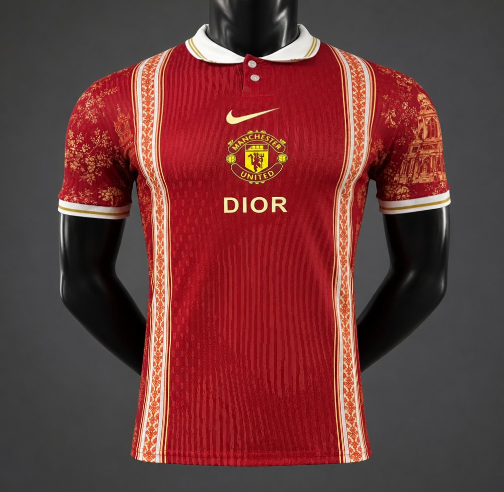Player Version 26/27 Manchester United x Nike x Dior Parisian Heritage Concept Polo Jersey
