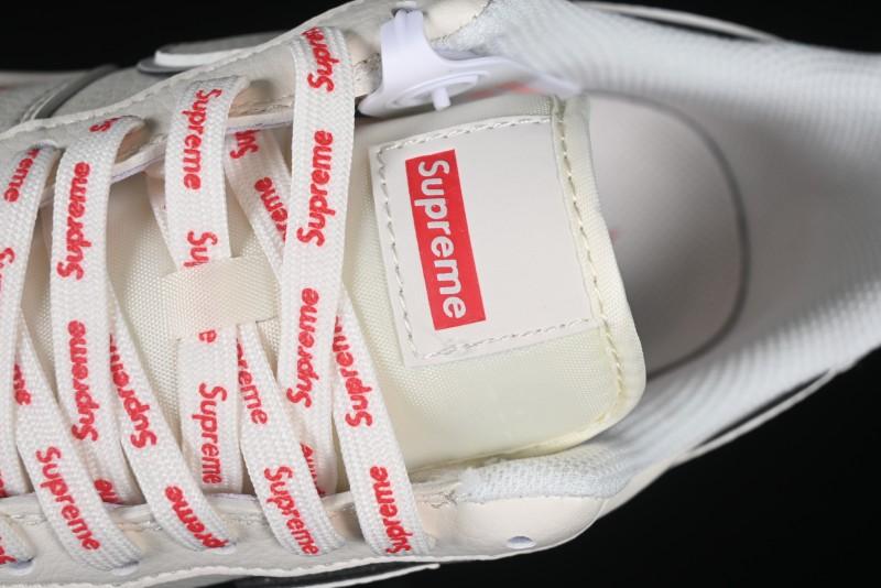Nike Air Force 1 '07 Low Supreme Collaboration Off-White Crystal Custom Casual Sneakers - XZ6188-715