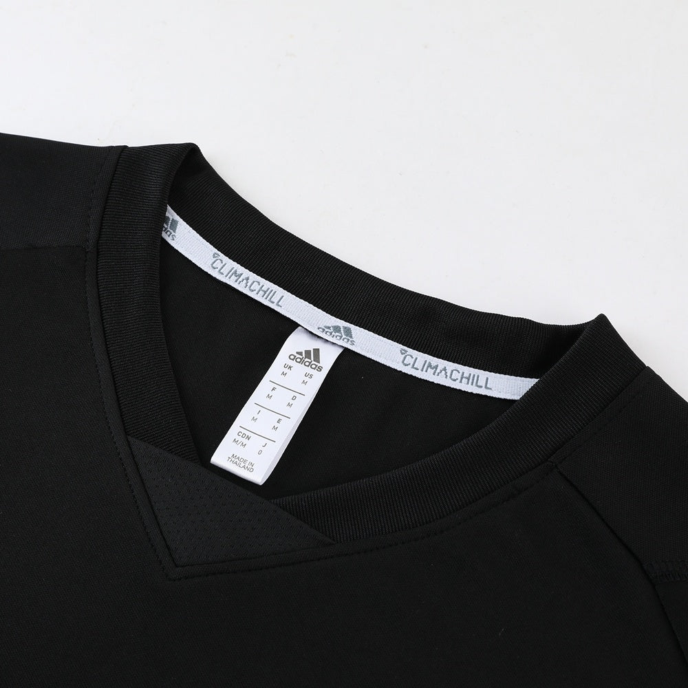 AD03 black shorts suit S-2XL
