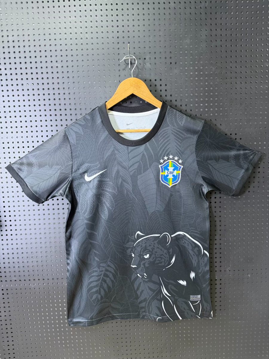 2026 Brazil Black Jaguar Special Jersey