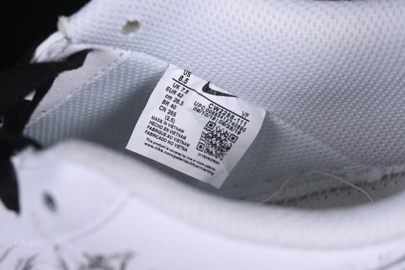 Nike Air Force 1 '07 Low Casual Sneakers with Chinese Ink Painting Design - ZH0316-062