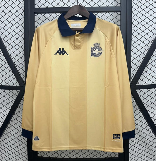 25/26 Deportivo La Coruna Gold Long Sleeve Jersey