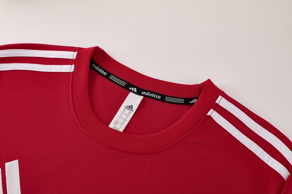 AD10 red shorts suit S-2XL