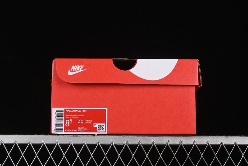 Nike Air Max 1 Retro Running Shoes with Half-Sole Air Cushion - FD5743-200