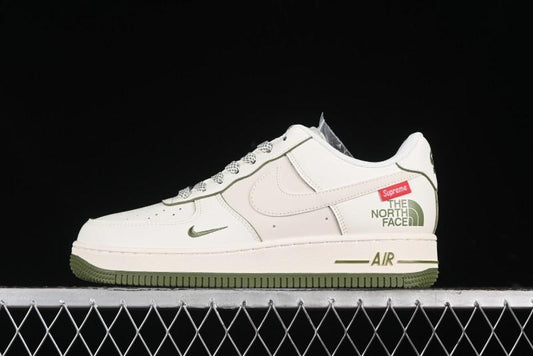 Nike Air Force 1 '07 Low Supreme The North Face Collaboration - Off White Mint Green - XZ1996-527