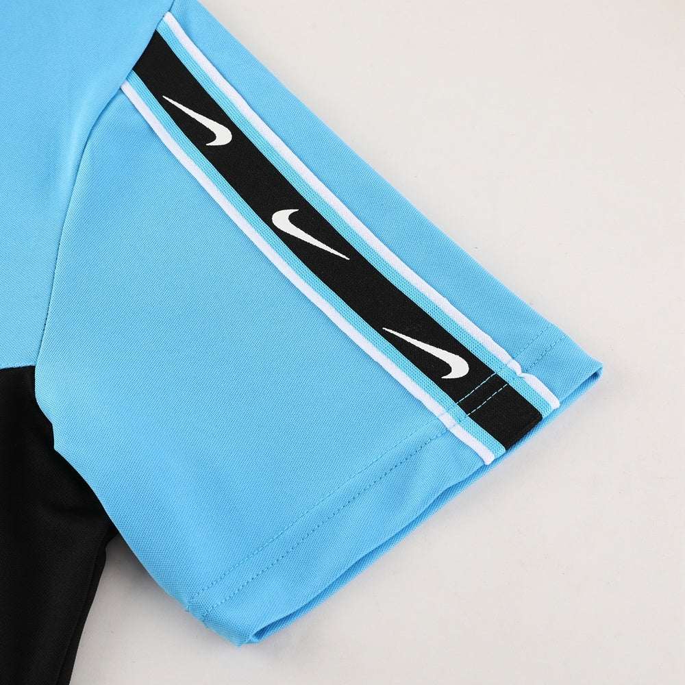 ND03 black and blue shorts suit S-2XL