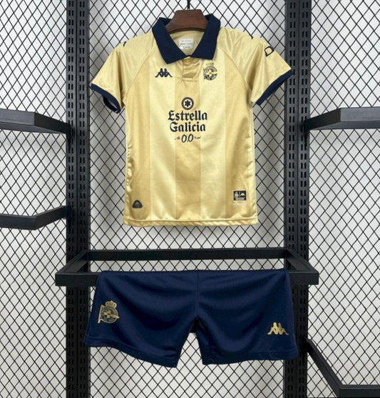 2025/26 KidsDeportivo De La Coruna 25th Anniversary Edition Kit