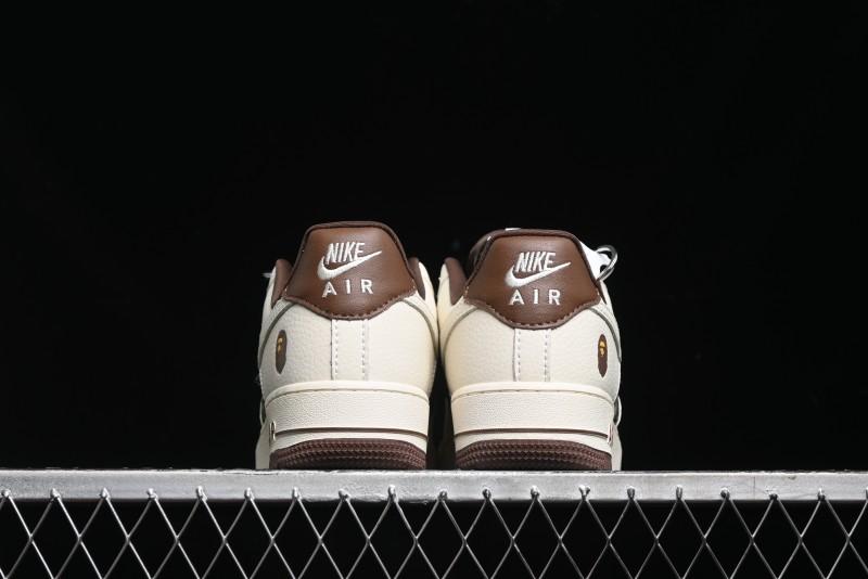 Nike Air Force 1 Low Bape Collaboration - Beige Camo Casual Sneakers - KK1988-019