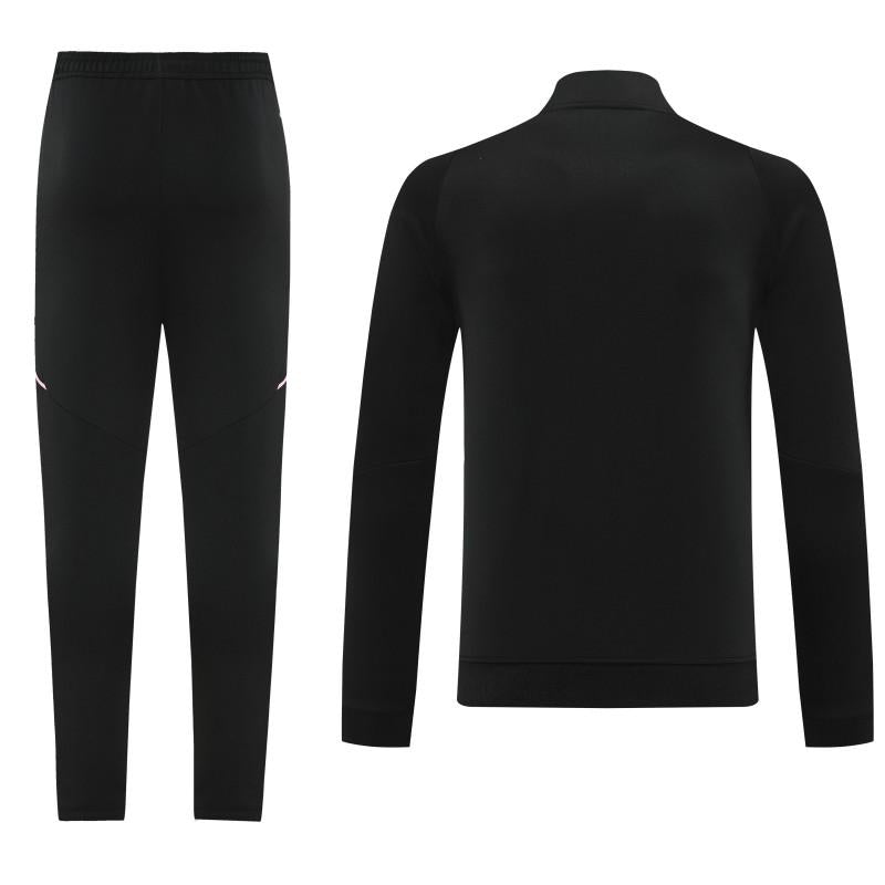 25/26  Juventus Black  Full zipper Jacket Tracksuit+ long pants