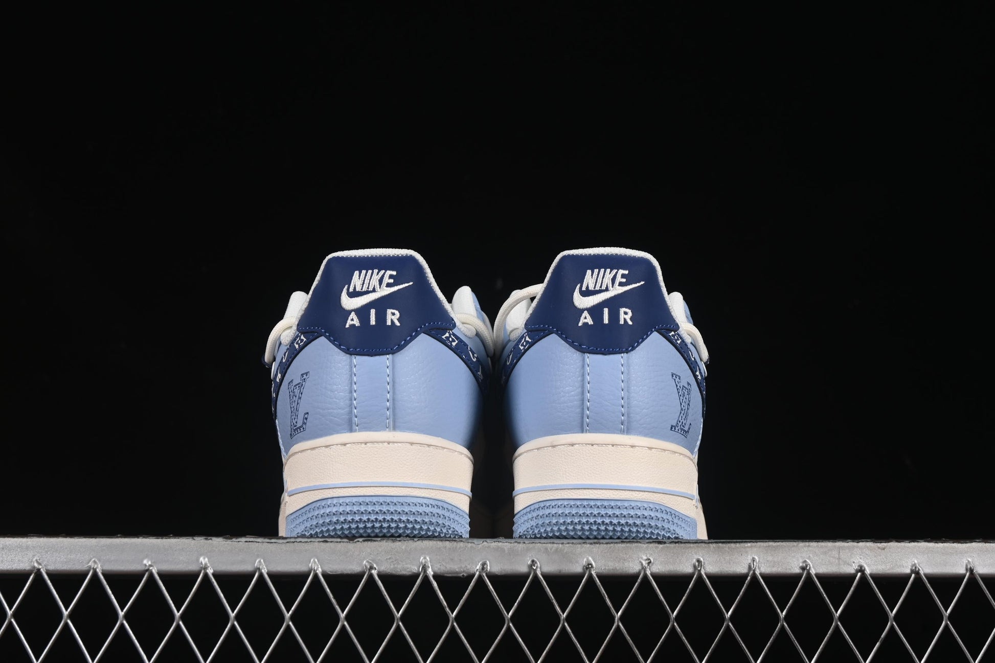 Nike Air Force 1 '07 Low LV Collaboration University Blue Drawstring Casual Sneakers - DM6868-059