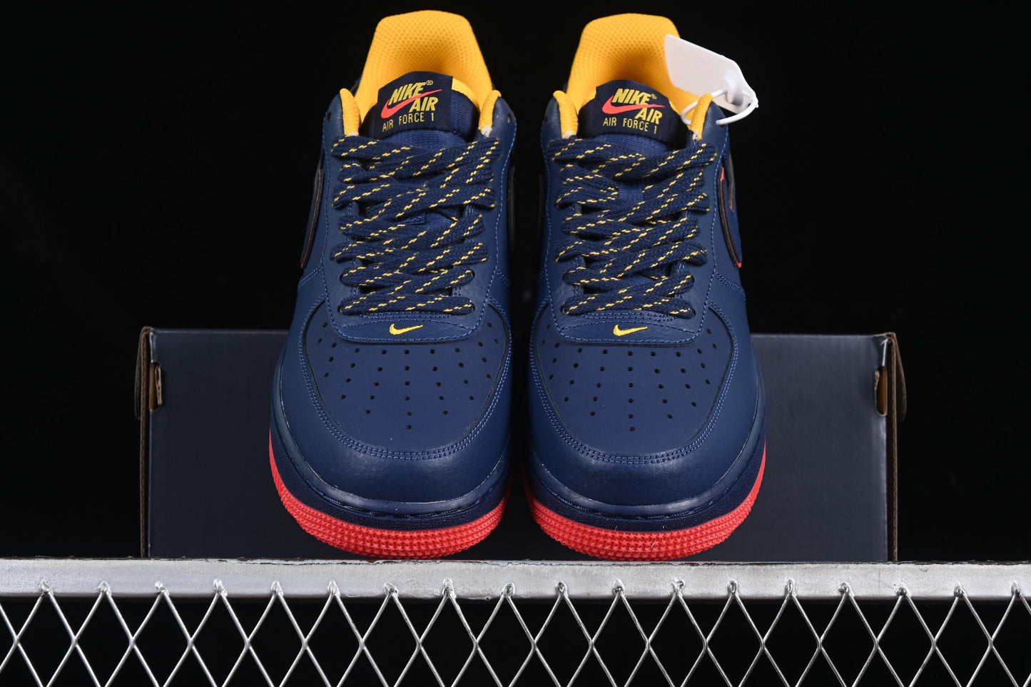 Nike Air Force 1'07 Low Casual Sneakers with Full-Length Air Cushion - HV5752-410