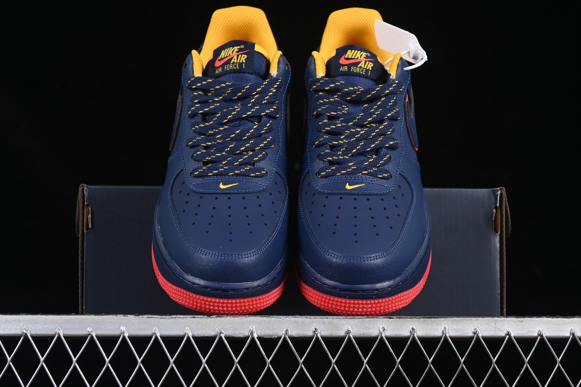 Nike Air Force 1'07 Low Casual Sneakers with Full-Length Air Cushion - HV5752-410