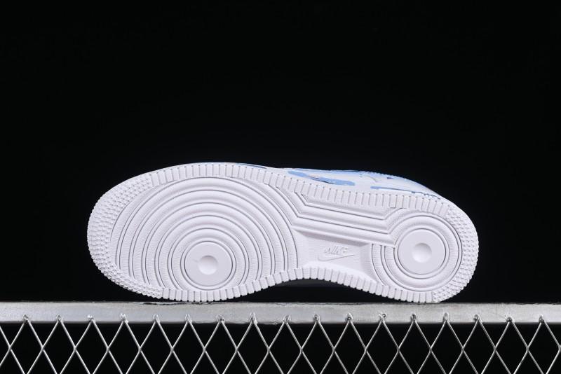 Nike Air Force 1 '07 Low Custom Chinese Style - Spring Cherry Blossom Casual Sneakers - DD8959-100