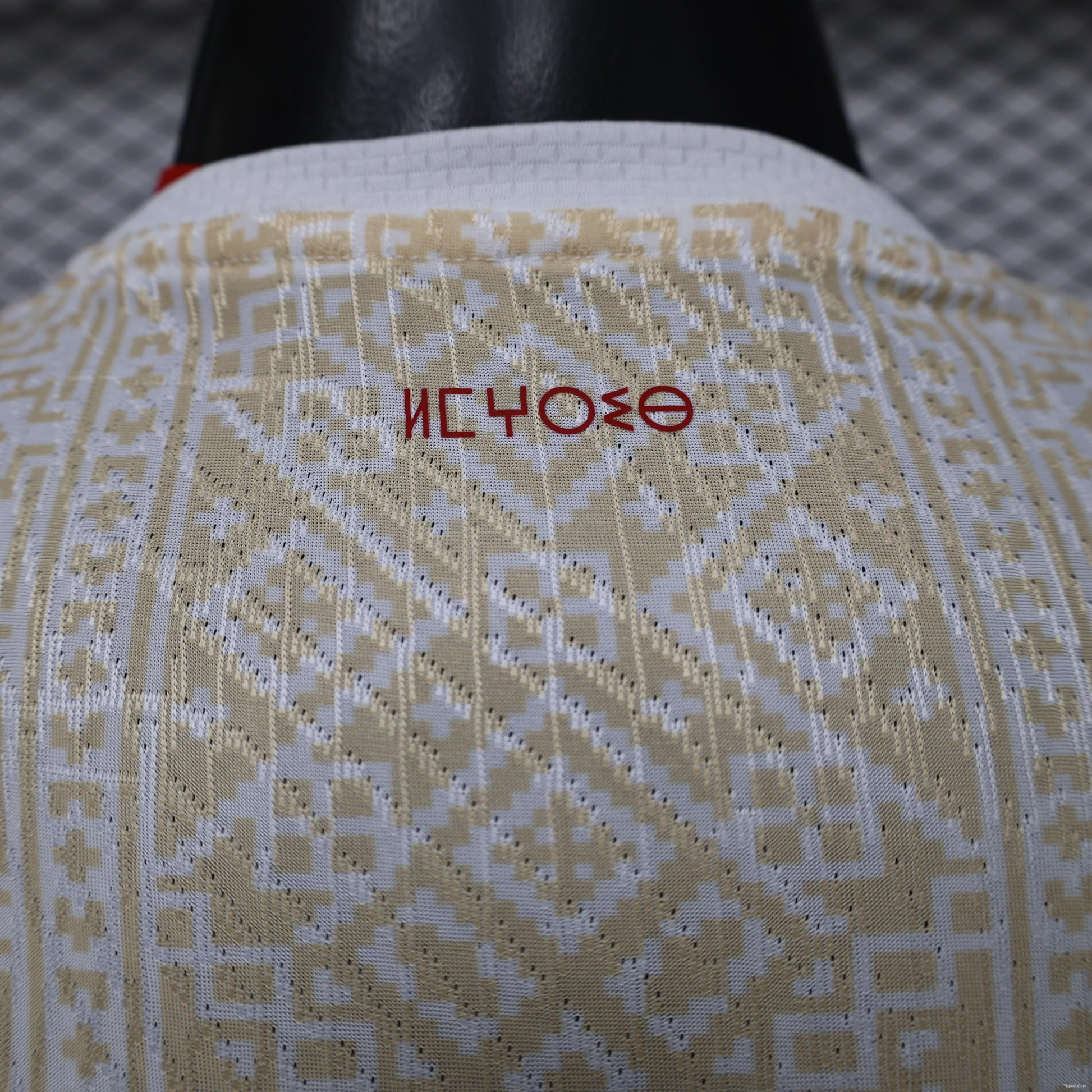 Player Version 26/27  Morocco  Away  White & Gold Amazigh Pattern Jersey