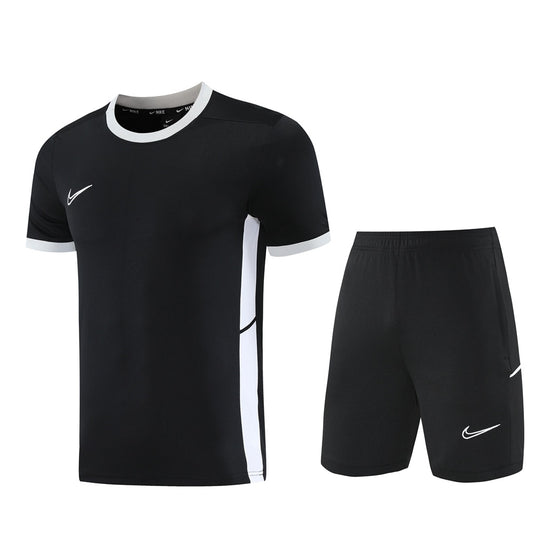 ND08 black shorts suit S-2XL