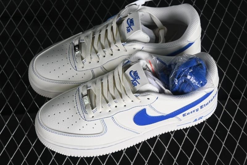 Nike Vlone x Air Force 1 '07 Low Collaboration Light Blue Casual Sneakers - AA5360-011