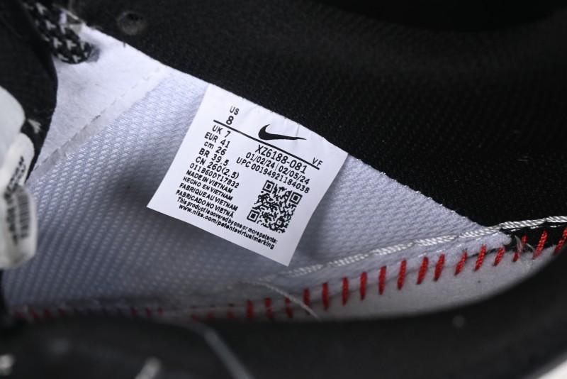 Nike Air Force 1 '07 Low Stussy Collaboration Black & White Swoosh Casual Sneakers - XZ6188-081