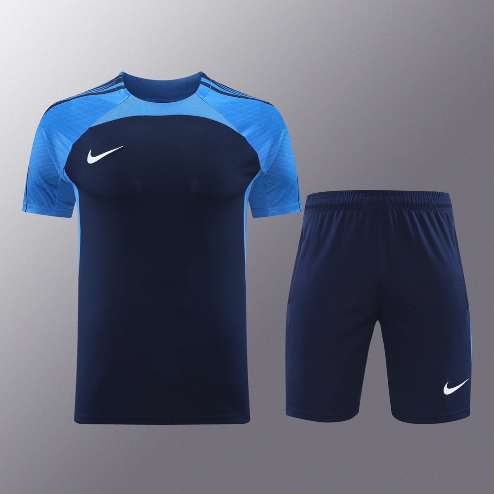 ND07 sapphire blue shorts suit S-2XL
