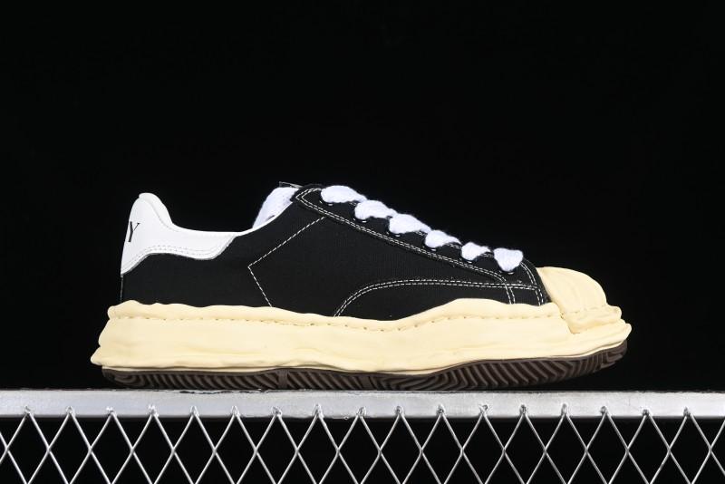 Wayne Original Sole Leather Low Sneaker with Melted Ice Cream Outsole - W.E5