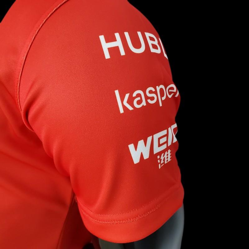 F1 Formula One 2022 Ferrari Polo Red