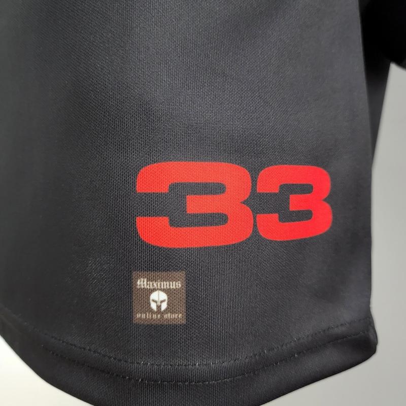 2022 F1 Red Bull Black Jersey #0001