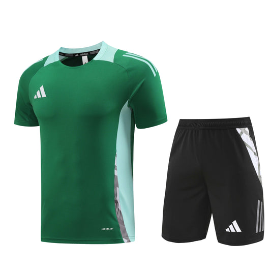 AD08 green shorts suit S-2XL