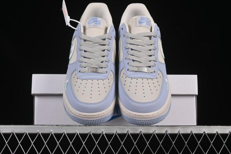 Nike Air Force 1'07 Low "Blue Star Love" 520 Series Limited Edition Casual Sneakers - DB3301-991