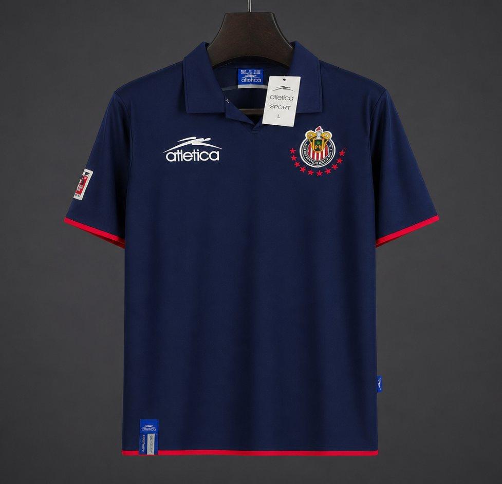 Retro 03/04 Chivas Guadalajara Away Navy Jersey