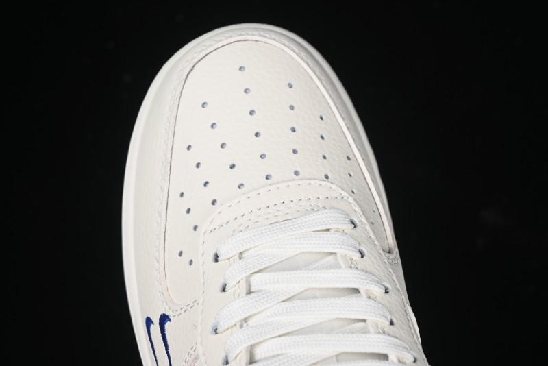 Nike Air Force 1 '07 Low Bape Collaboration - Blue Four Small Swoosh Casual Sneakers - KK1988-036
