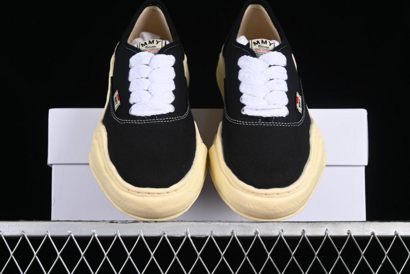 Wayne Original Sole Leather Low Sneaker with Deconstructed Ice Cream Sole - W.E5