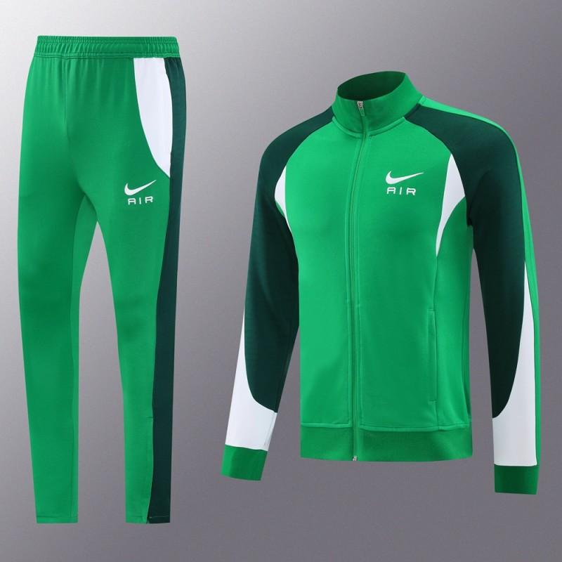 2025 NIKE Green Full Zipper Jacket +Long Pants