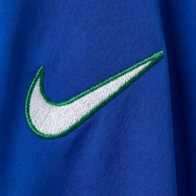 1998 Vintage Style Brazil Blue Jacket Windbreaker