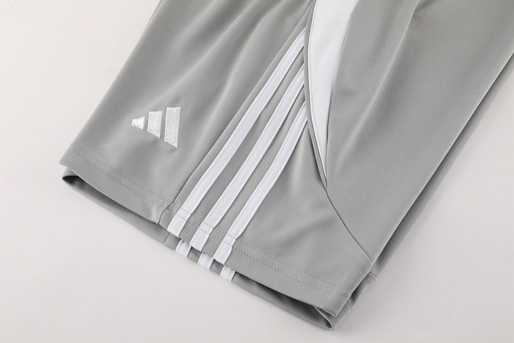 AD06 gray shorts suit S-2XL