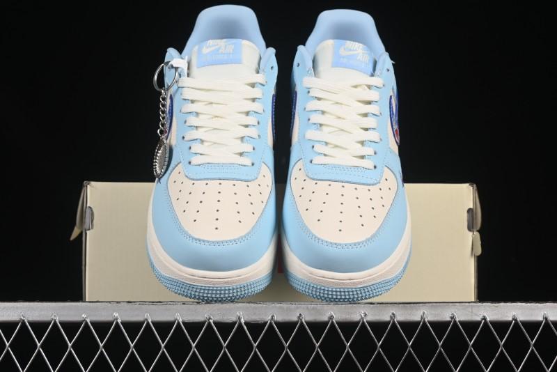 Nike Air Force 1'07 Low Doraemon Casual Sneakers with Full-Length Air Cushion - DF0188-059