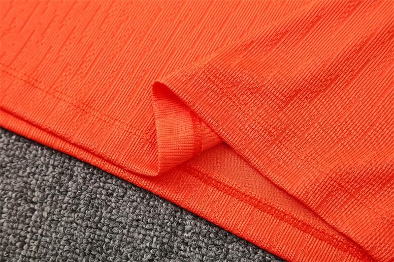 Player Version 25/26 Barcelona Orange T90 Half Zipper Jacket+Long Pants