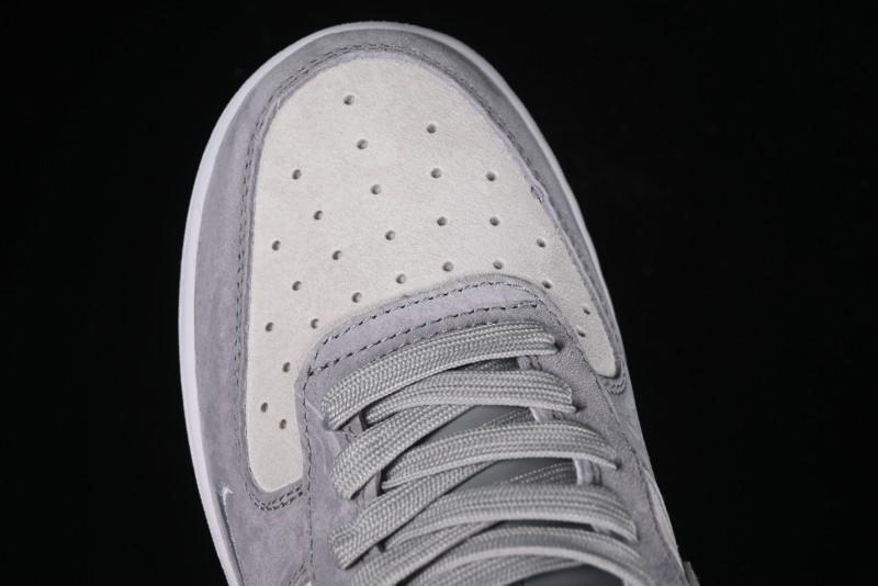 Nike Air Force 1 '07 Low The North Face Collaboration - Silver Grey Pigskin Sneakers - KK3333-004